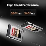 PERGEAR 512GB Cfexpress Type B 4.0 Memory Card, Up to 3500MB/s Max Read Speed and 3400 MB/s Max Write Speed for Video and Photo, Support 8K RAW Photo and Video Recording (512, GB)