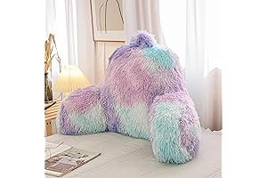 Kids Reading Pillow with Faux Fur