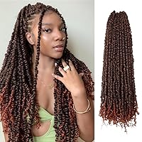 Vista 32 de BOHOBABE Cabello de Ganchillo Pre-retorcido Passion Twist de 14 Pulgadas Cabello Corto Ombré Gris Pre-enrollado de Ganchillo Passion Twist