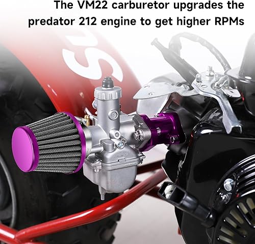 Miniatura 38 de FVRITO Carburador VM22 de 1.024 in para Predator 212 cc 196cc Coleman CT200U CT200U-EX BT200X KT196 Mini Bike Go Kart Baja Warrior MB200 6.5hp GX160