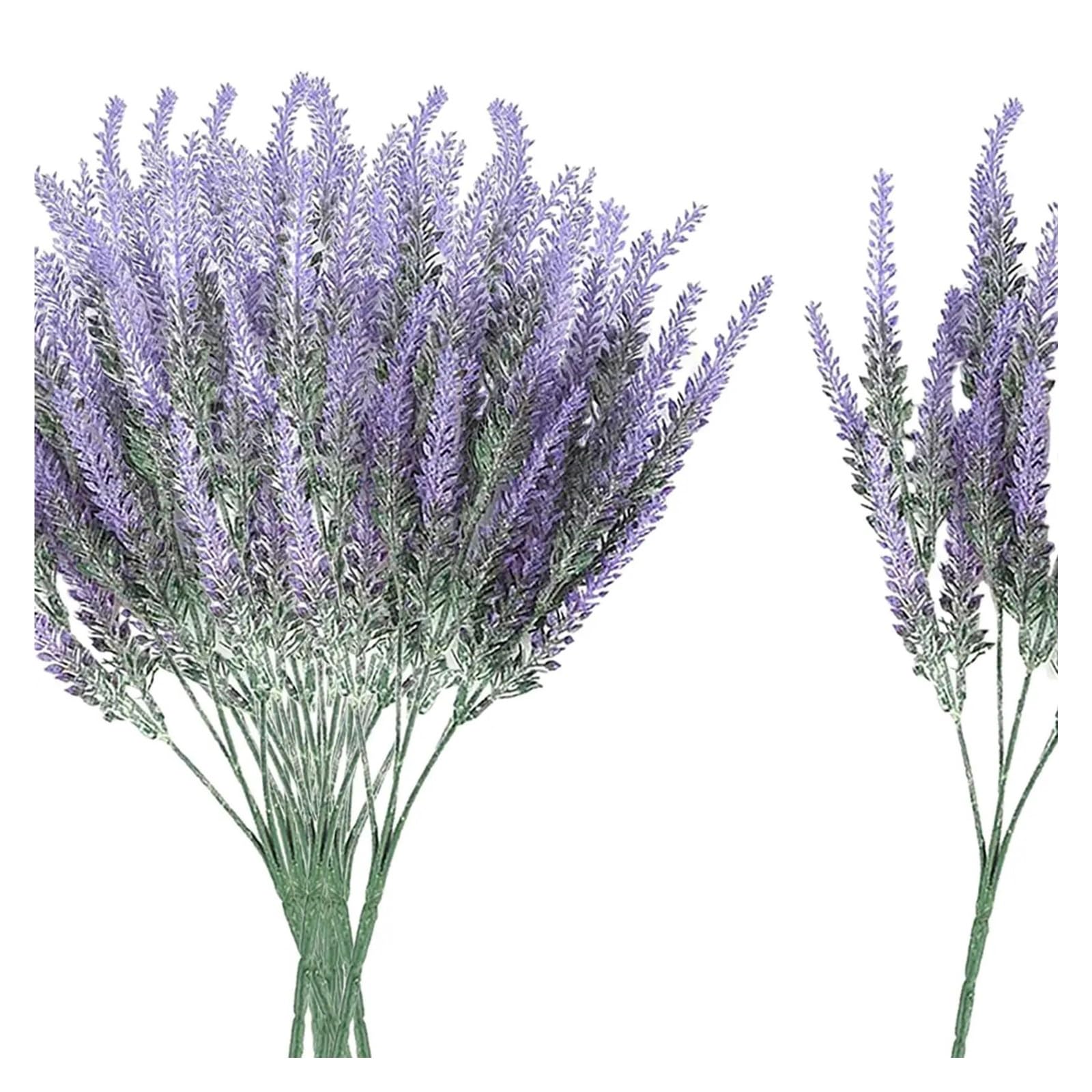 Dcrxz Artificial Flowers 10pcs Artificial Lavender Floral Lavender Fake Lavender Flowers Flower Artificial for Indoor Garden Coffee Table