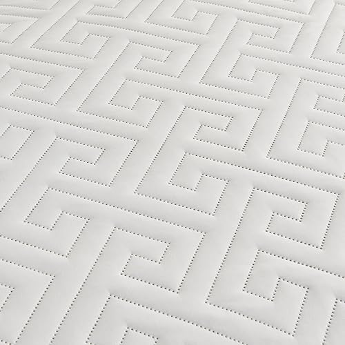 Miniatura 6 de Colchas extragrandes tamaño King de 128 x 120 pulgadas para cama extra grande y alta, tamaño California KingKing, edredón ligero y acolchado, 1