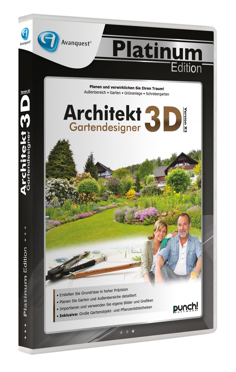 Architekt 3D X5 Gartendesigner - Avanquest Platinum Edition