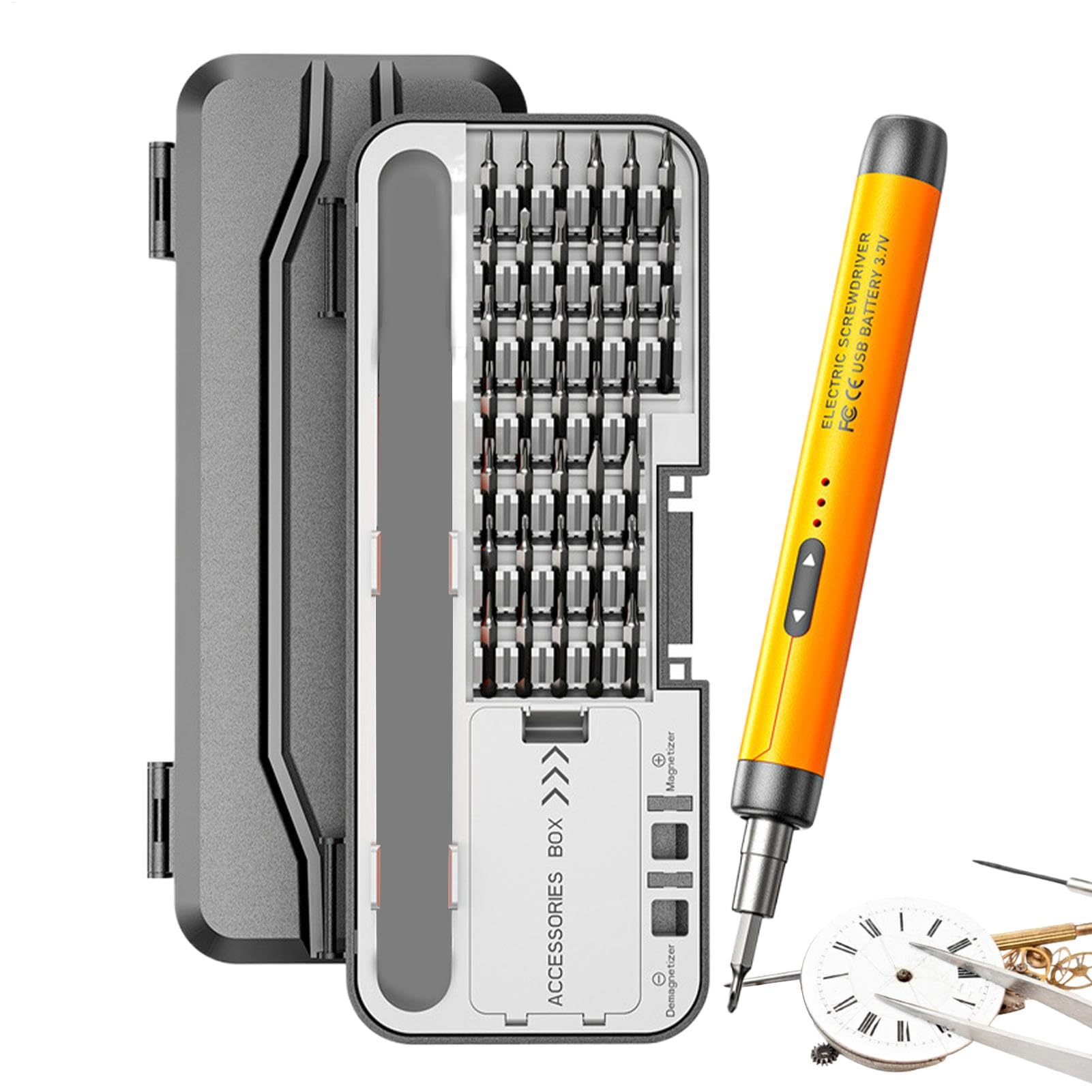 Tournevis électrique de précision rechargeable avec moteur silencieux et port USB