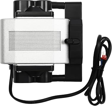 Air Assist for Laser Cutter and Engraver, Air Assist Pump Kit with Adjustable 25L-30L/Min for CNC Cutting and Laser Engraving Silver+Black