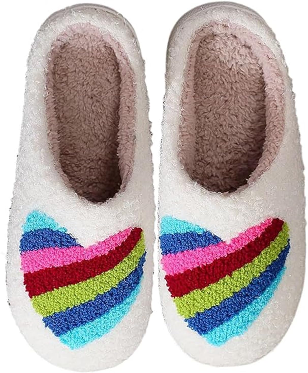 LNERIP Slippers Winter Womens Mens Fluffy Plush Slippers Animals Cute Cartoon House Slippers Cuddly Warm Shoes Indoor Outdoor Girls Women