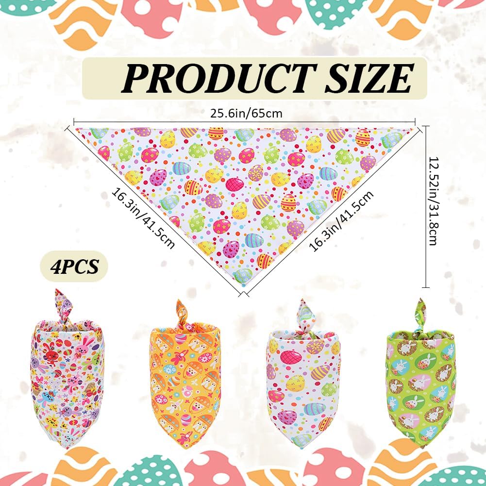 Celebrate in Style: CRASPIRE Easter Eggs Dog Bandana Review for Pet Lovers