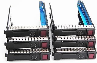 (6-Pack) 2.5" Hard Drive SAS SATA Tray Caddy 651687-001 651699-001 for Proliant ML350 DL360p DL380P DL160 Gen8 G8 with