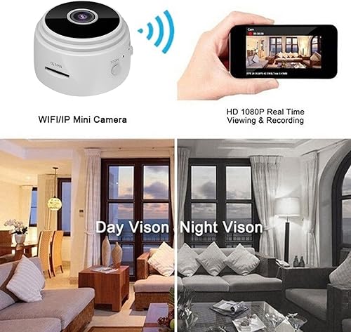 Miniatura 6 de Fufafayo HD 1080P Mini cámara de seguridad inalámbrica con cámara de control de teléfono celular, ofertas, cámara de seguridad inalámbrica WiFi