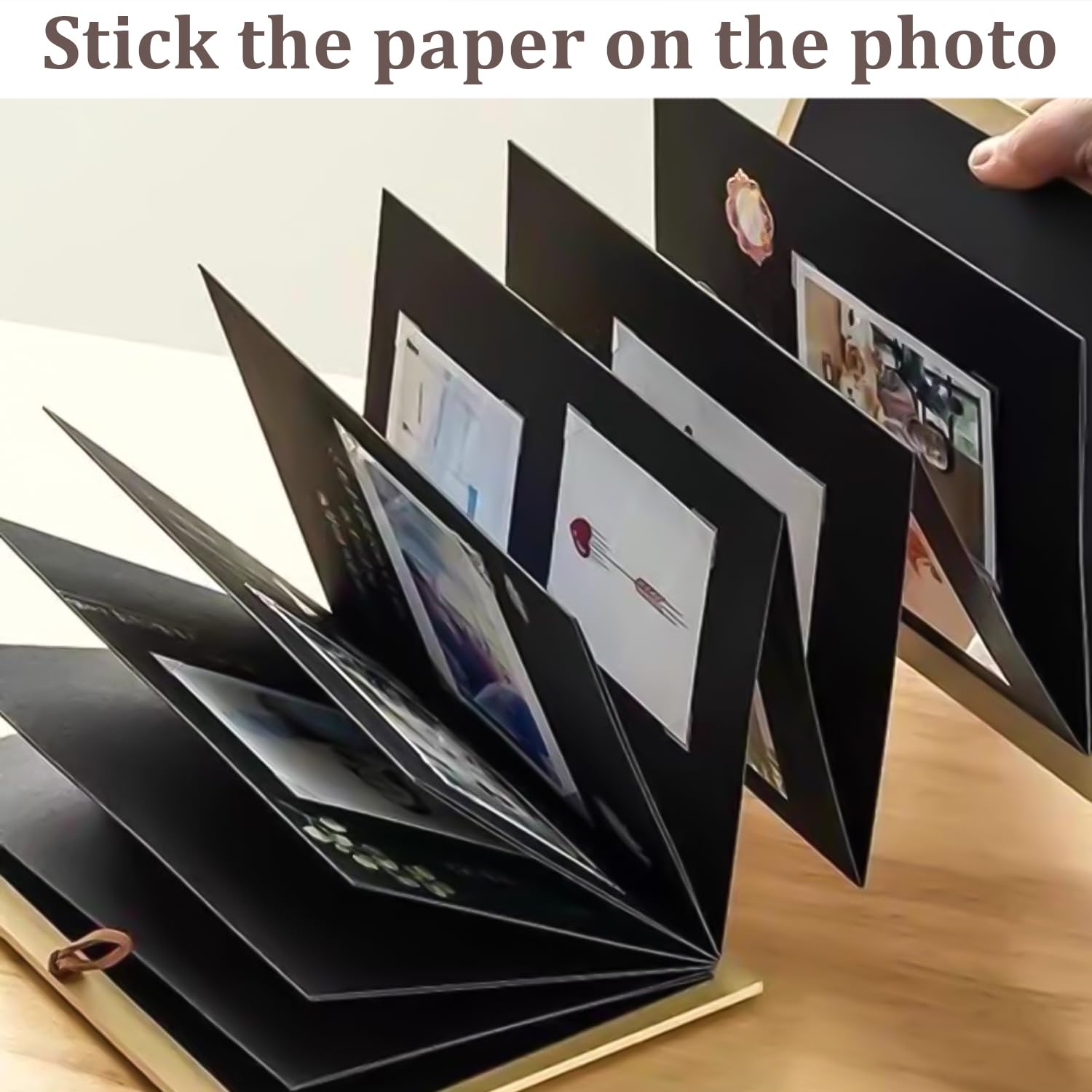 Album Fotografico Fai Da Te A4 Con Accessori - Personalizza Con Penne, Adesivi E Nastro - Foto 9