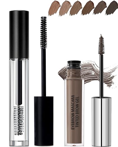 Vista 11 de Gel de cejas tintado resistente al agua Auburn y pegamento transparente para fijar cejas, gel de cejas tintado, gel de cejas tintado, maquillaje