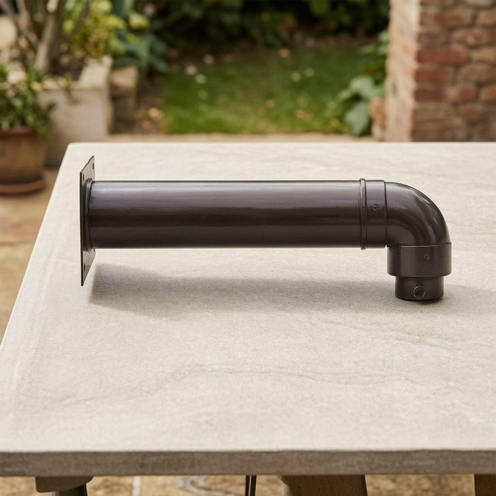 Chaîne de Drainage Pluviale Descentes Alternatives Ornement Gouttière à Coupelles Aluminium Alliage et Silencieux Guidage Fluide des Eaux Adaptée à Cour Villa