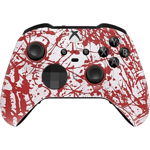 Custom Controllerzz Elite Series 2 Controller Compatible With Xbox One, Xbox Series S, and Xbox Series X (Blood Splatter)