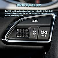 Vista 6 de 2Pcs Novelty Stickers for Car or Truck, Transparent Vinyl, Modern Style, Waterproof, Round, Indoor Use, Novelty Theme, CRT2