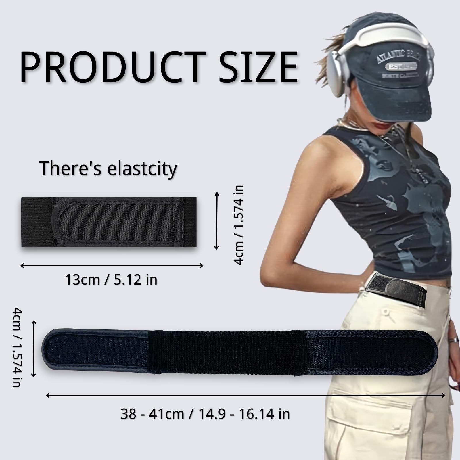 KEYRI 4 Piezas Cinturones Hombre, Cinturones sin Hebilla para Hombre Ajustable Invisible Cinturón Elástico Lateral sin Hebilla Unisex Cinturon Trabajo para Vaqueros y Trajes