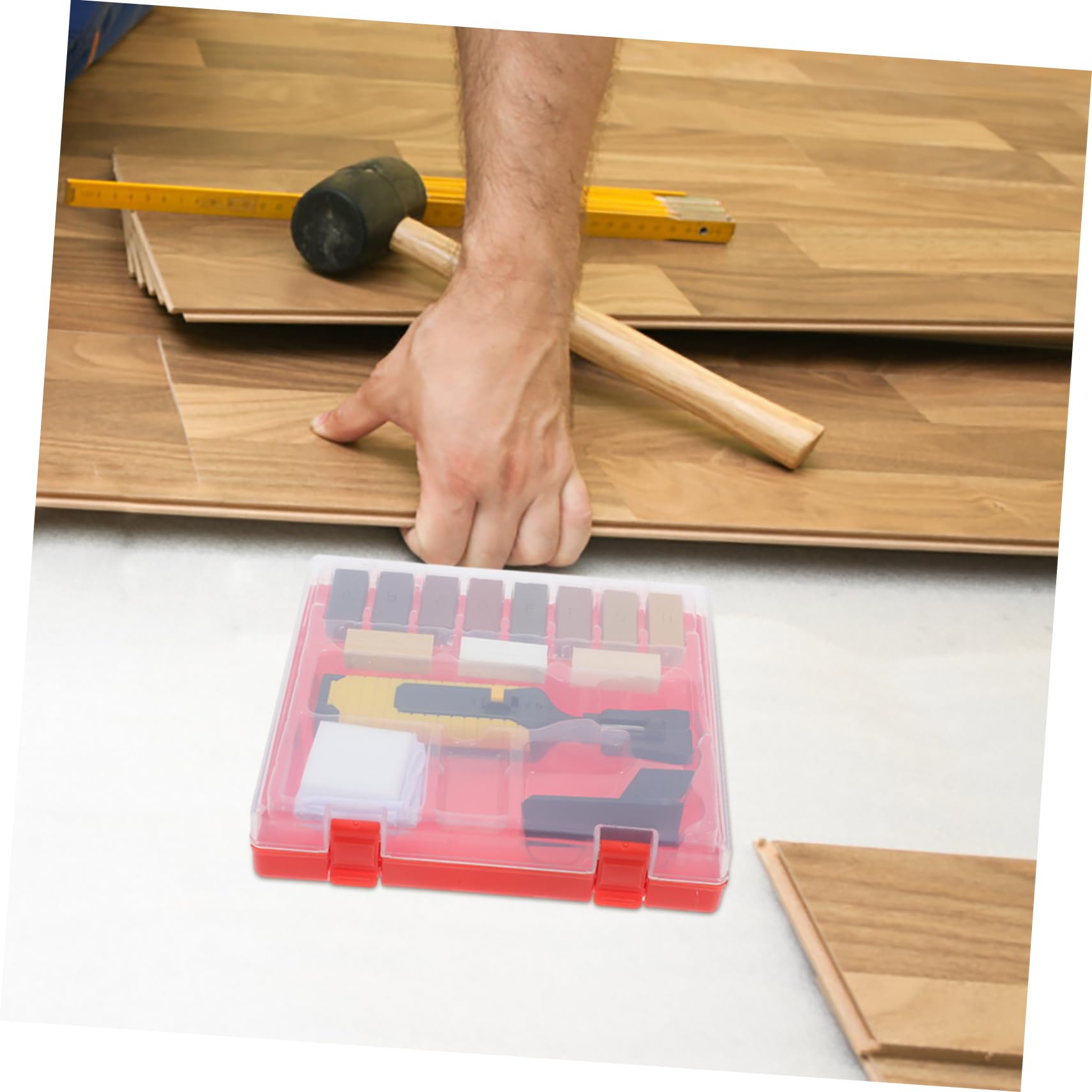 Angoily Herramientas Para Reparación De Suelos Cera Para Reparación De Grietas Pisos De Madera Herramienta Para Reparar Rayones Muebles y Pisos De Madera