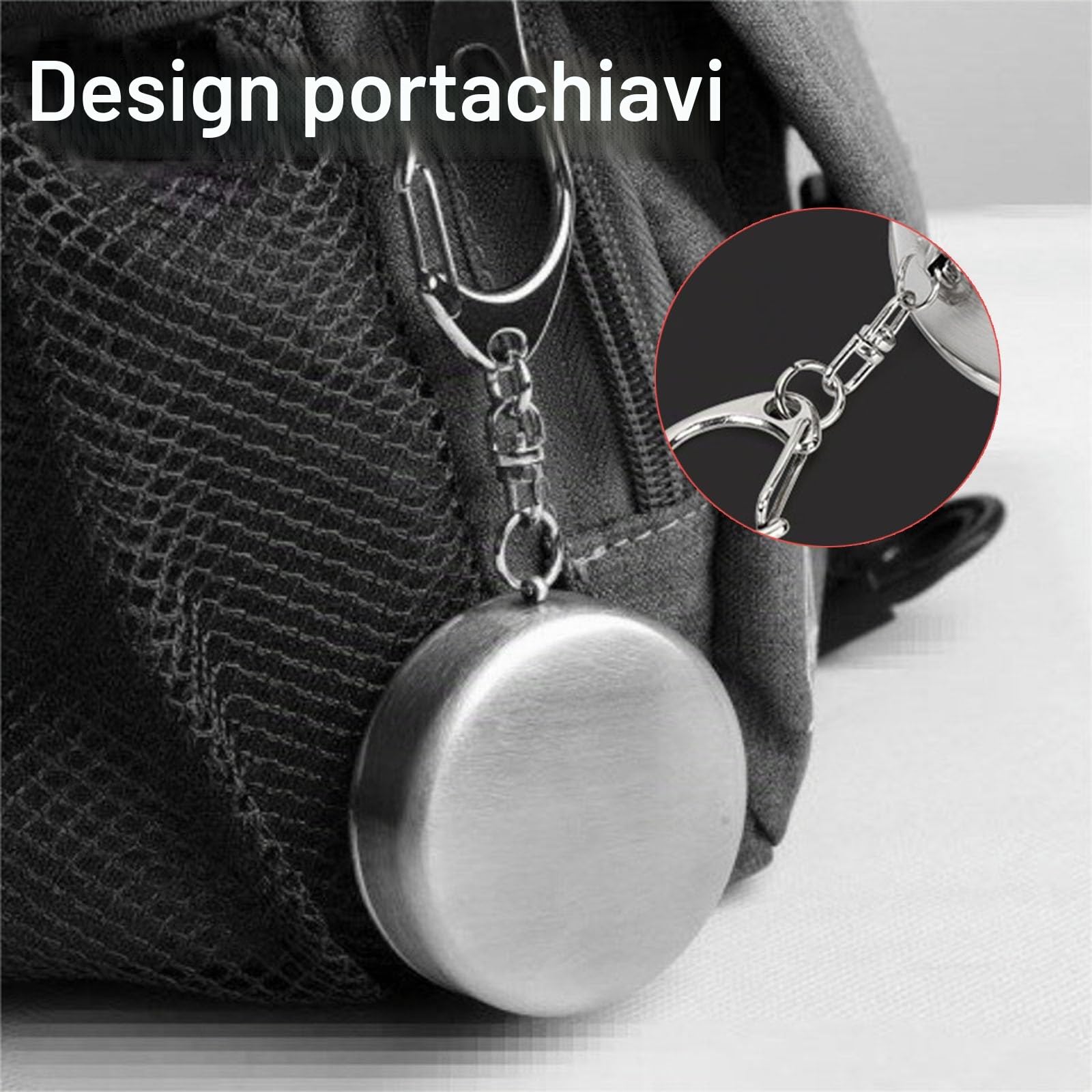Helweet Bicchiere Pieghevole da Viaggio, Tazza da Viaggio Pieghevole, Tazza D'Acqua Pieghevole, Tazza Pieghevole Acciaio Inossidabile, Adatto per Viaggi Picnic Sport Campeggio, 2 Pezzi(75ml+150ml)