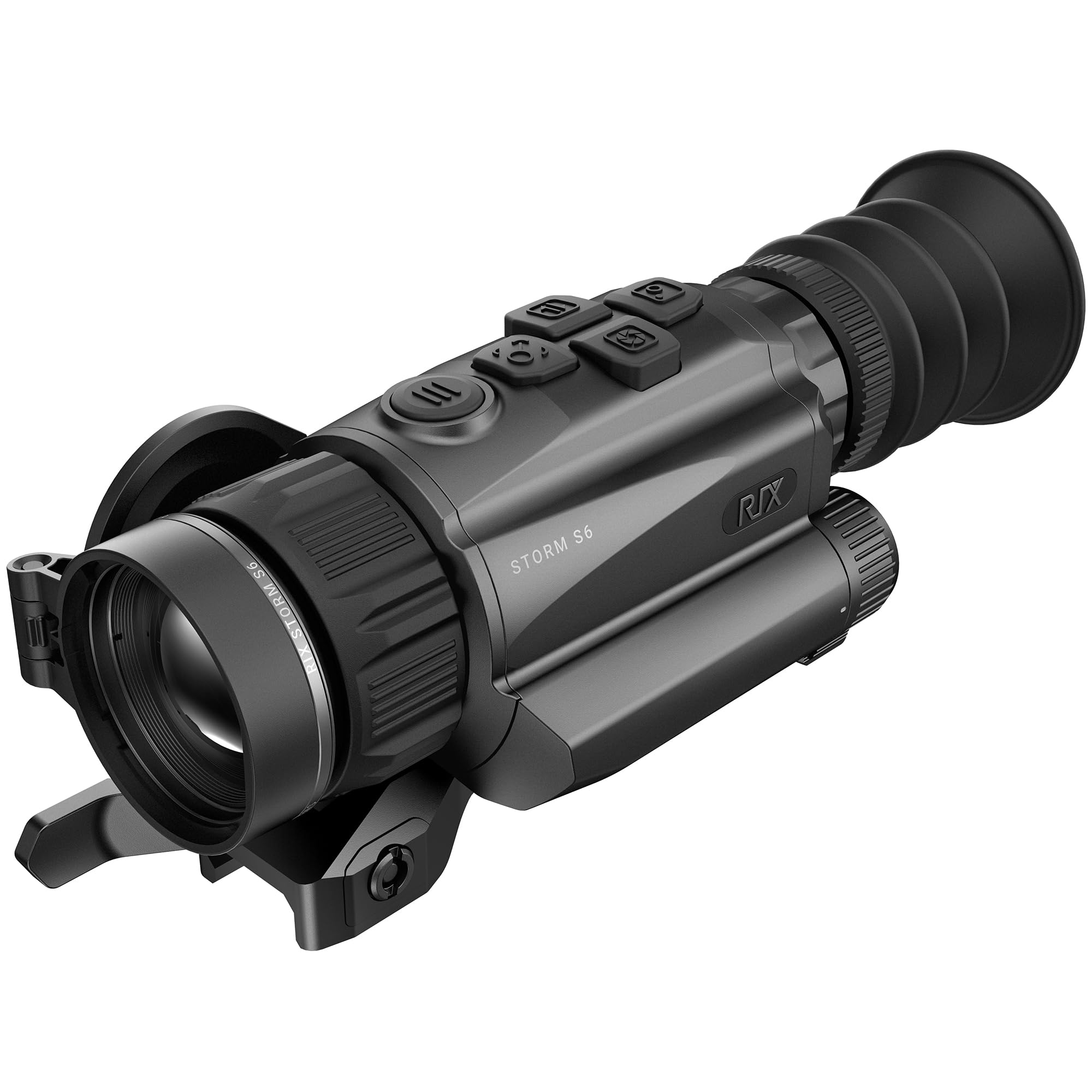 RIX Storm-S6 12um 640x512 Thermal Scope Thermal Imaging RifleScope, 50Hz Refresh Rate, Thermal Scope with 1968 Yards Detection Range, 0.97lb, Supports Hand-Held Use, Field of View: 12.5°/21.9yd