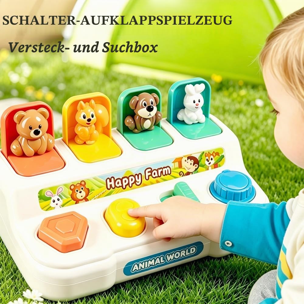 6 in 1 Spielzeug ab 1 Jahr, Montessori Spielzeug ab 1-2 Jahre Baby Spielzeug Kinder Spielzeug Lernspiele ab 1 2 3 Jahre, Geschenk Junge, Mädchen,Motorikspielzeug, Stapelspielzeug