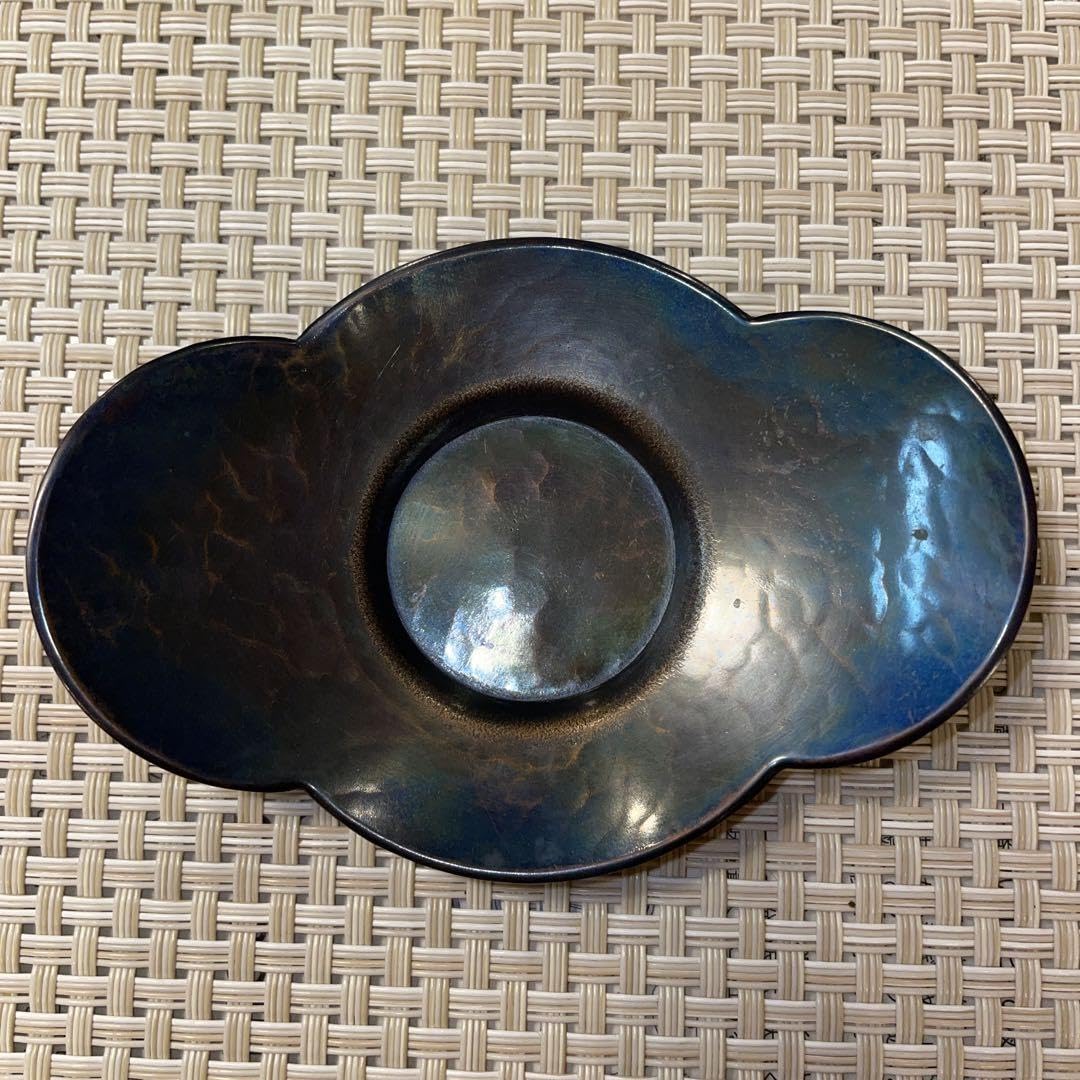 玉川堂 鎚起銅器 茶托  5枚セット 当時物 玉川堂 鎚起銅器 茶托 5枚セット 当時物
