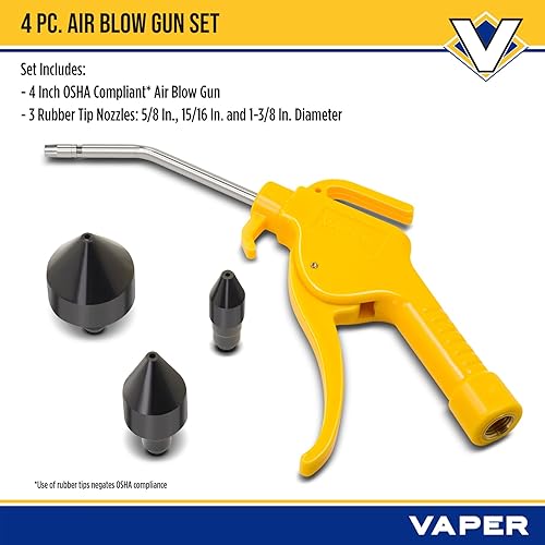 Miniatura 2 de Titan 19391 Juego de pistola de aire de 4 piezas