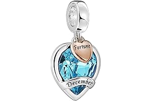 December Birthstone Charm for Bracelets