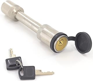 EZANGKE Stainless Steel Trailer Hitch Receiver Pin Lock  Heavy Duty Trailer Tong - Compare price
