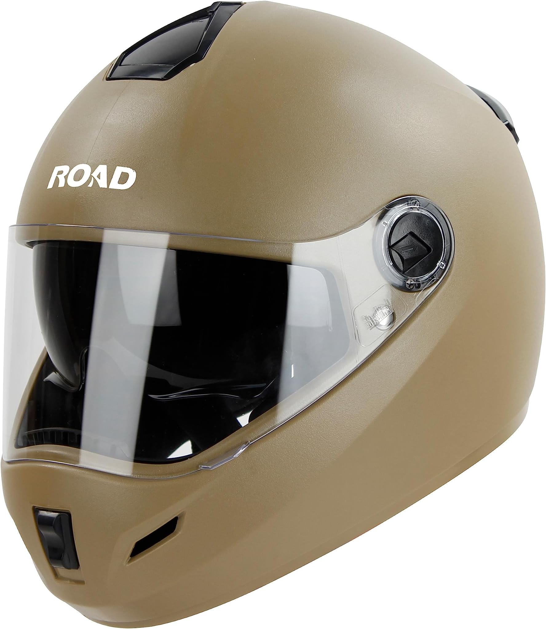 SBH-34 Rox Road ISI Certified Full Face Helmet with Inner Smoke Sun Shield and Outer Clear Visor