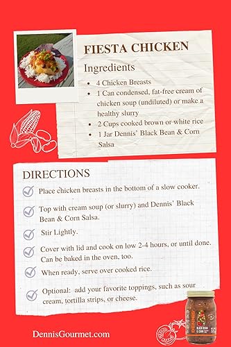 Miniatura 10 de Salsa roja ardiente totalmente natural  HOT by Dennis' Gourmet  Una salsa fresca y abundante para restaurante que es baja en azúcar, baja en