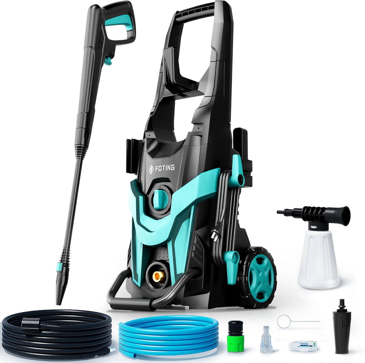 FOTING 高圧洗浄機 12MPa パワフル洗浄 コンパクト収納 簡単持ち運びタイヤ 標準付属品
💰16999円 → 8499.5円
💰16999円 → 8499.5円