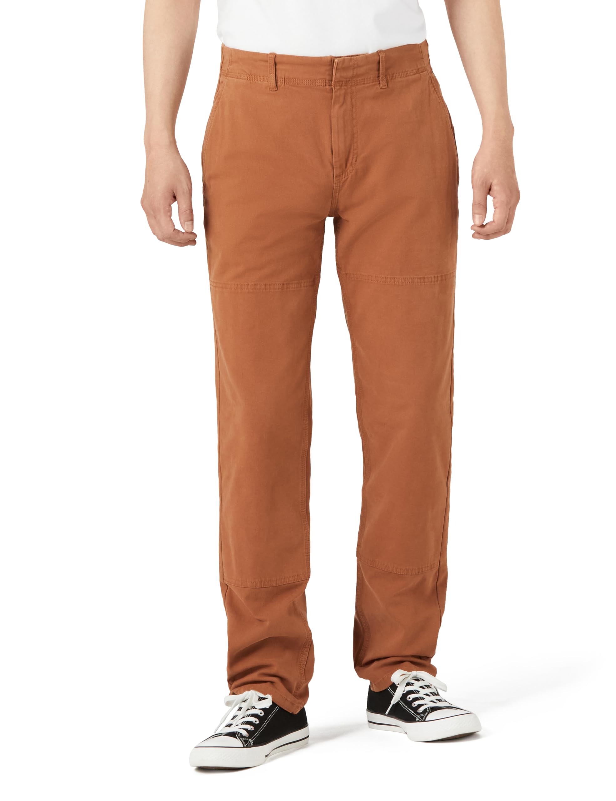 【値下げ】【651円】 Amazon Essentials メンズ ひざ二重補強 ストレッチ キャンバス生地 ワークパンツ