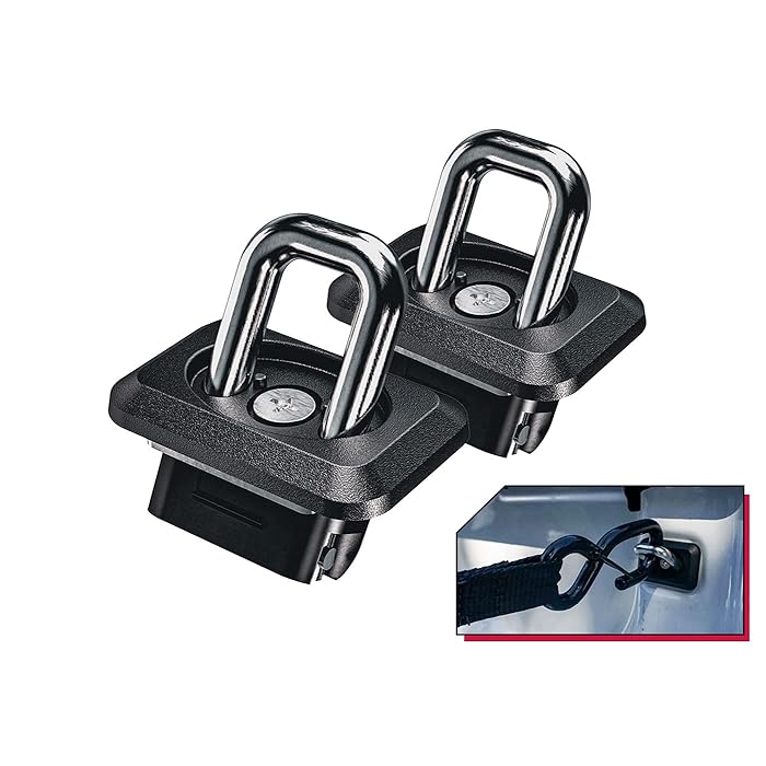 Buy Bull Ring Inner Bed Retractable Truck Bed Tie Down 35° Anchors by