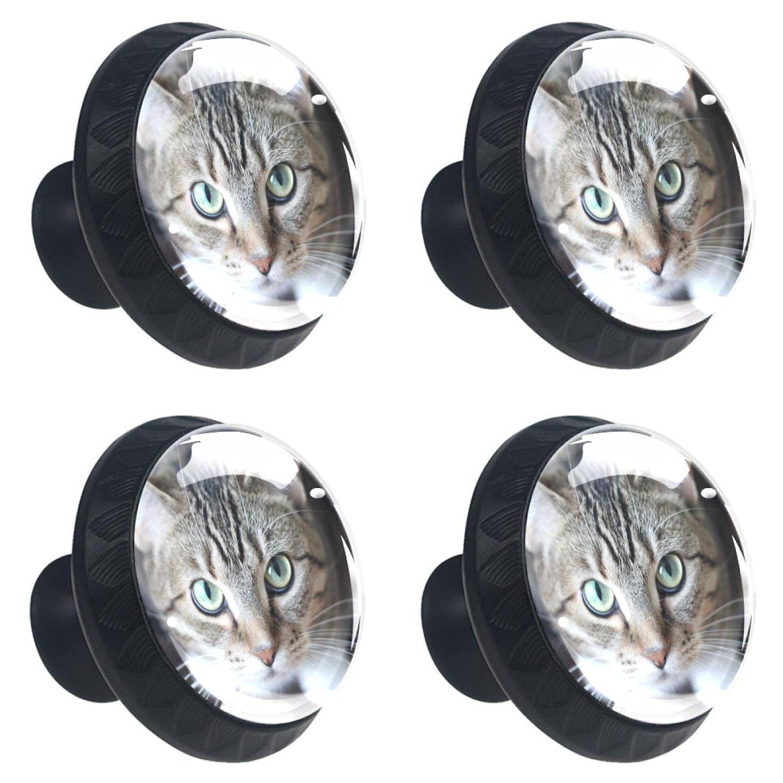 Boutons de meuble en verre de 30 mm pour placard : Une finition cristalline et raffinée