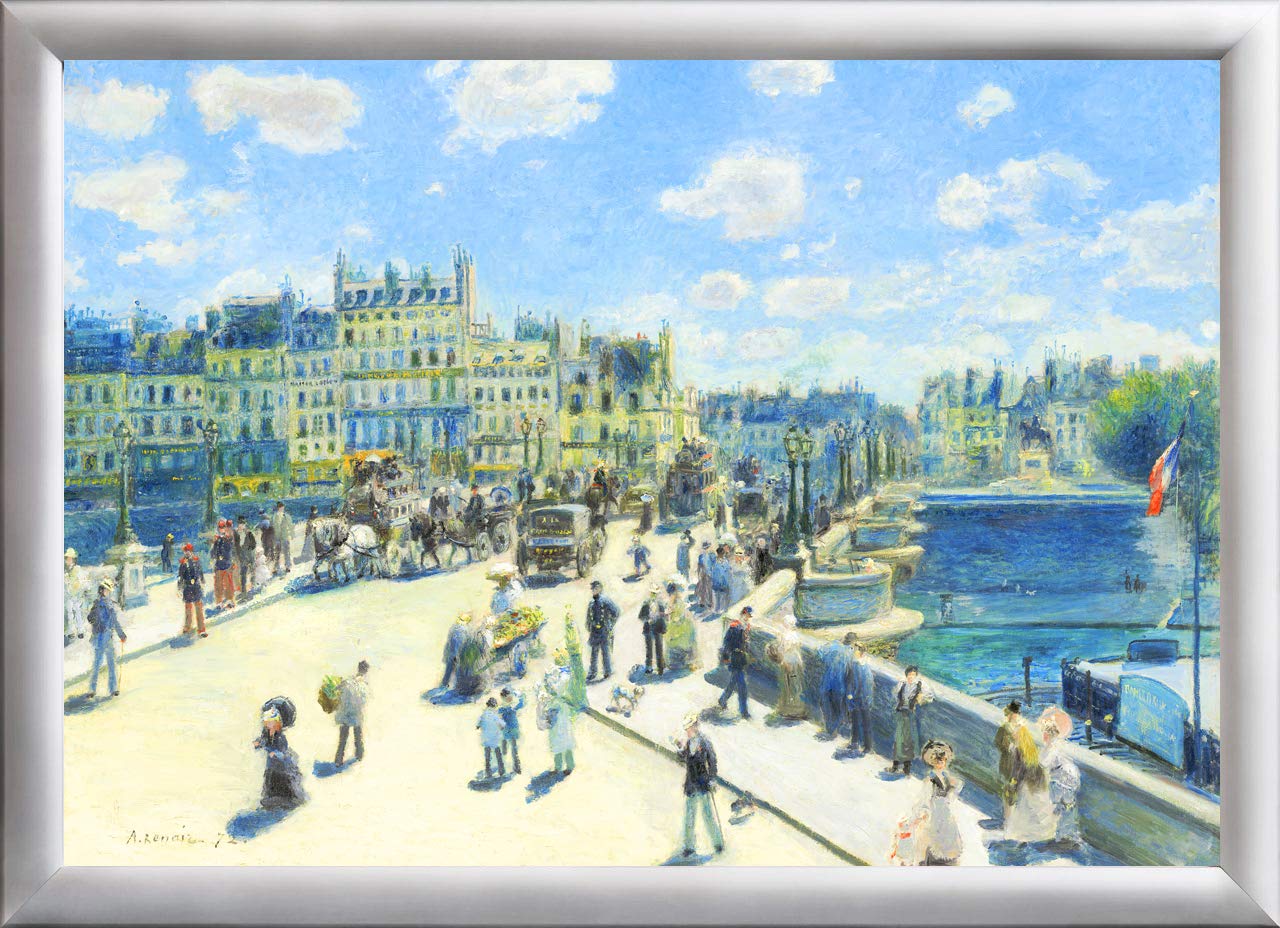 Amazon.co.jp: LEDで輝く名画 ルノワール作-ポンヌフパリ アルミ