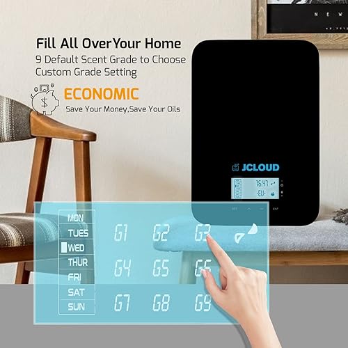 Miniatura 3 de JCLOUD Máquina de aire inteligente de aroma para el hogar con brisa primaveral inspirada en los aceites esenciales de hotel InterContinental de 3.4