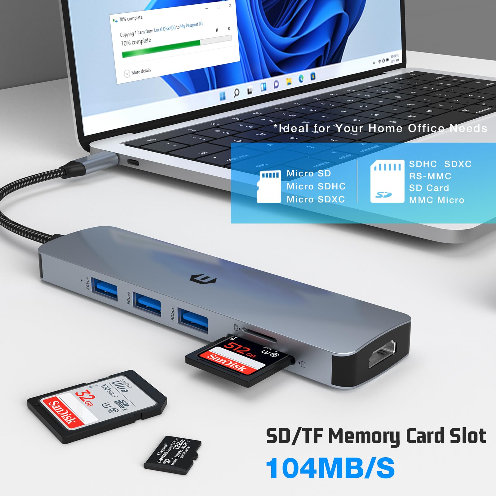 Snapklik.com : USB C Hub, Tymyp Transform Your Device