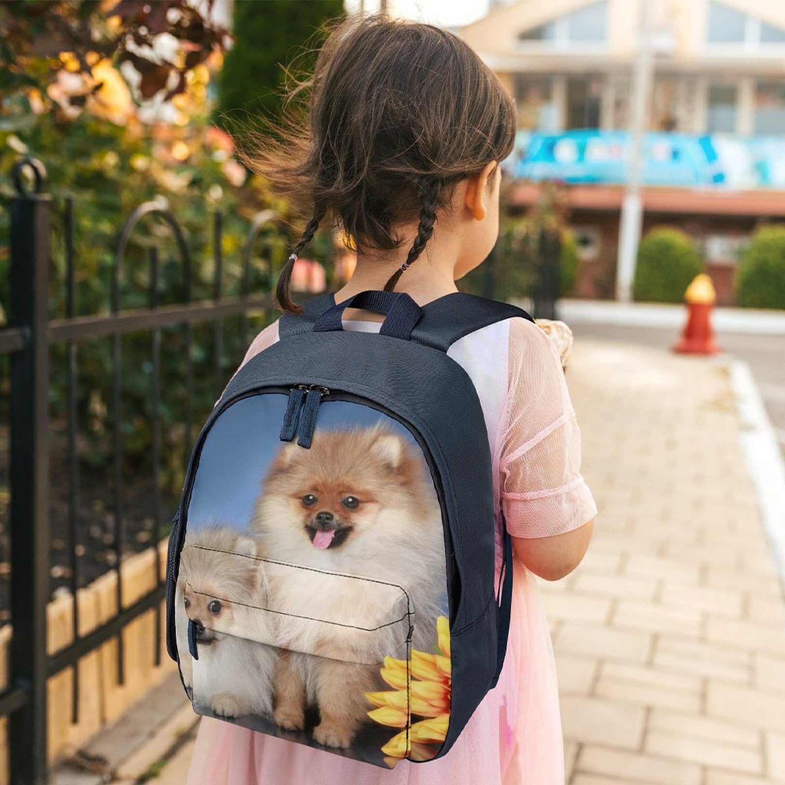 ハンドメイド　作家様　　犬　ポメラニアン　リュックサック ハンドメイド 作家様 犬 ポメラニアン リュックサック