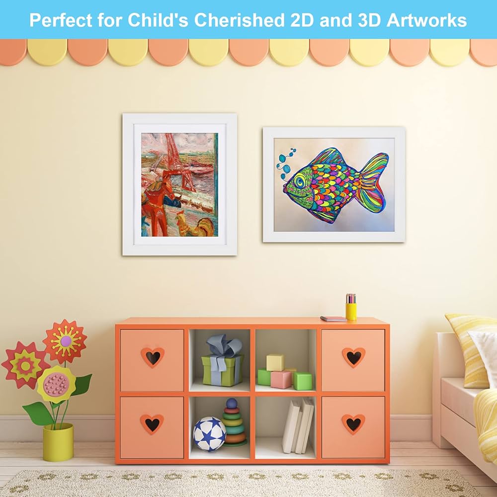 絵画 flk040149 Amazon.com - [2-Pack] Kids Art Frames, 11x14 Front Opening