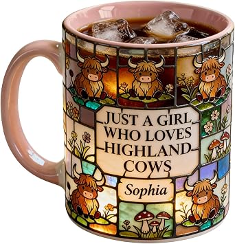 Cow Coffee Mug Ceramic Cow Pattern Cup