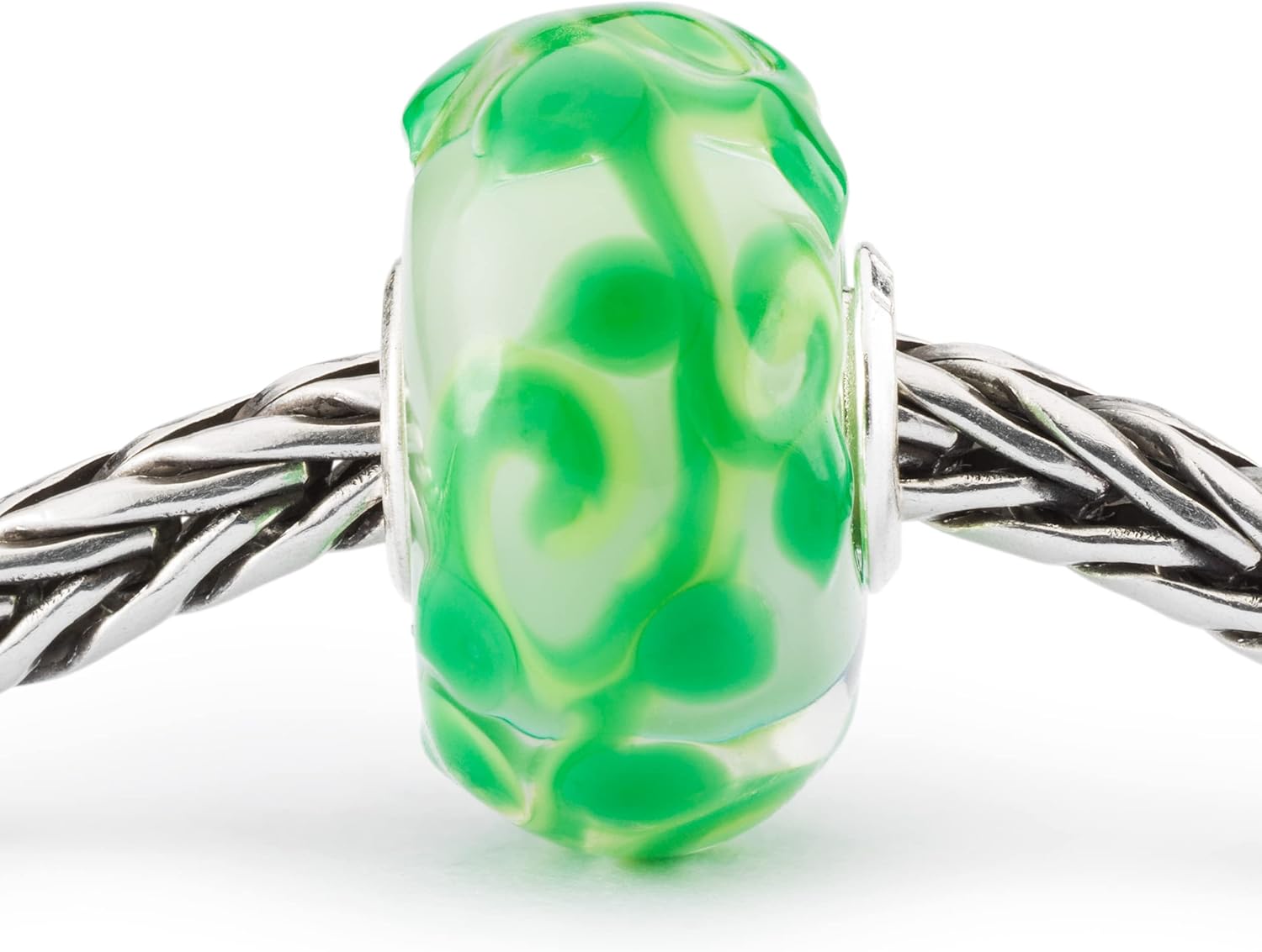 TROLLBEADS Magic Bean Bead - A Symbol of Growth and Potential | Authentic Brand Charm | Glass | Hope & New Beginnings Collection | Designed by Tenzin Phuntsok & Kalden Chophel