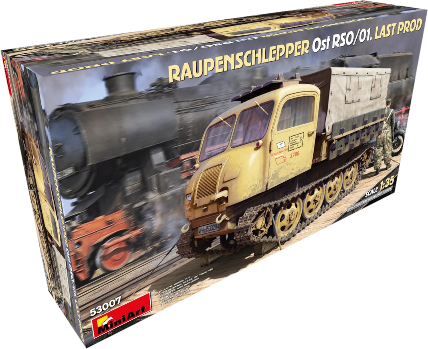 Raupenschlepper Ost RSO/01 kit modelismo Miniart 1:35 8