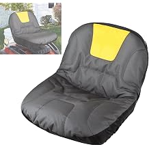 Lawn Mower Seat Cover for Bolens G272 / G274 19831989, Water-Resistant Outdoor Tractor Seat Cover with Reflective Strips, Wear-Resistant Seat Protector for Garden