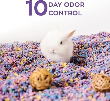 Carefresh 99% Dust-Free Confetti Natural Paper Small Pet Bedding with Odor Control, 23 L
