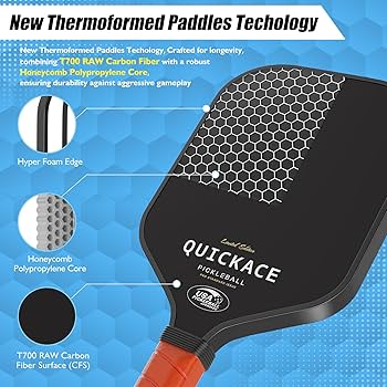 2個セット ピックルボール パドル HTPICK T700生カーボンファイバー Amazon | 承認済みのT700カーボンファイバーピックルボールパドル