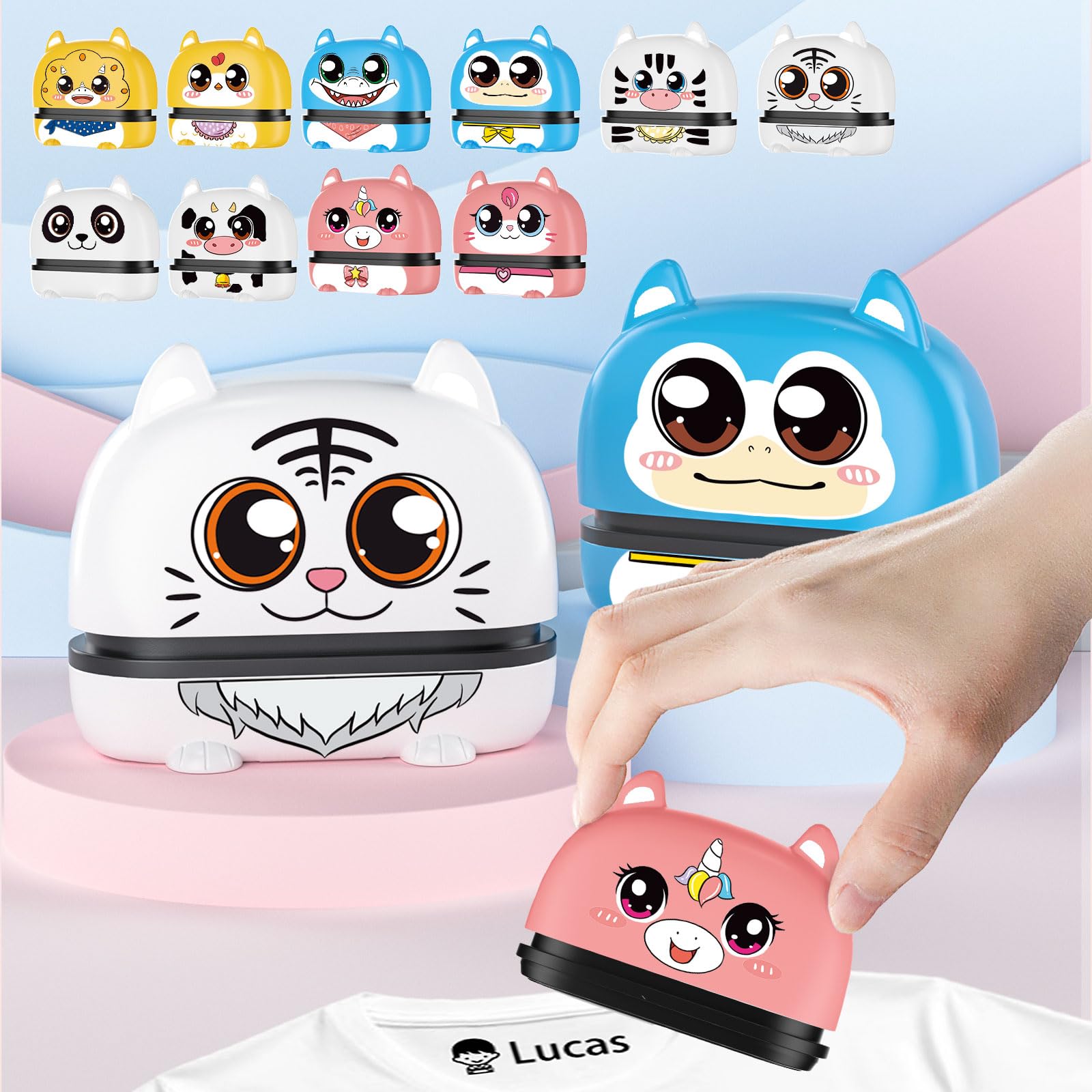 Personalized Kids Name Stamp -Name Stamp for Clothing Kids Waterproof, Water Bottles, Bento Box,Backpacks & School Stuff| Perfect Permanent Custom