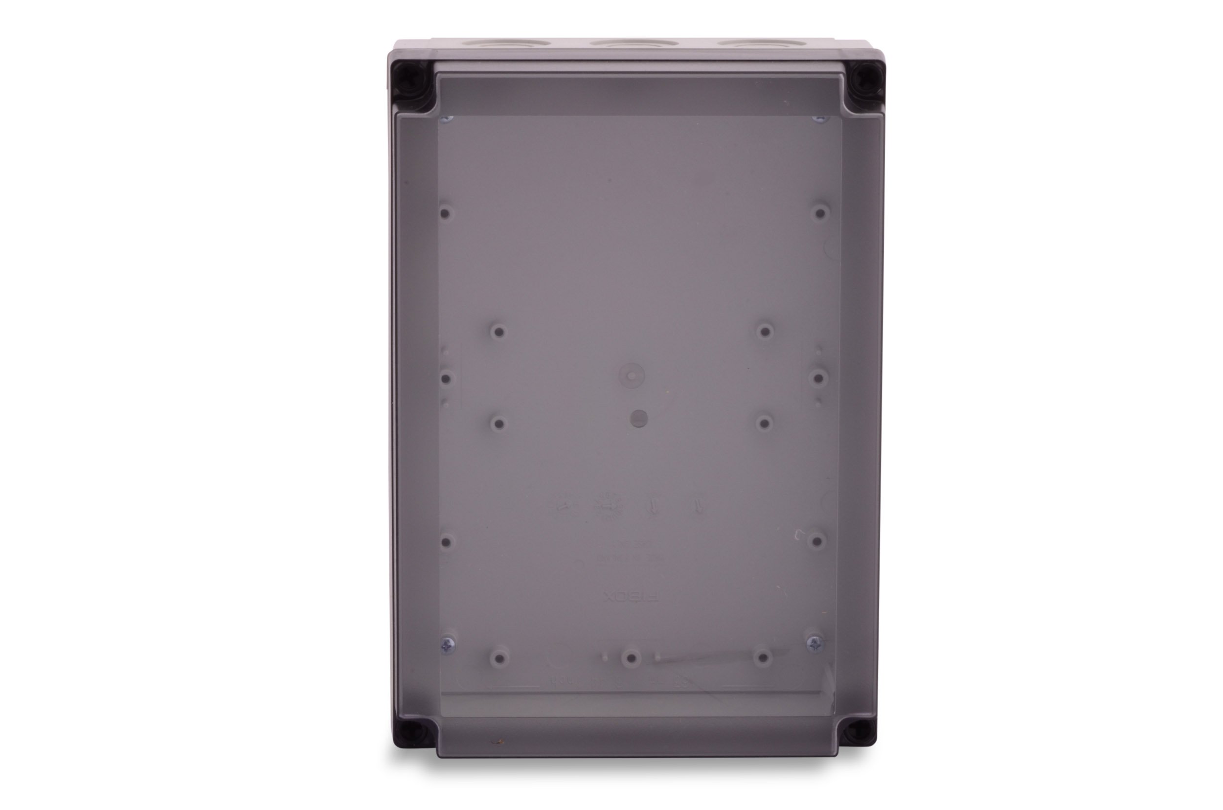 BOXEXPERT Polycarbonat Industriegehäuse 255x180x100mm IP67 Serie Michel Kunststoff Schaltschrank Verteilerkasten Installationsgehäuse RAL7035 grau