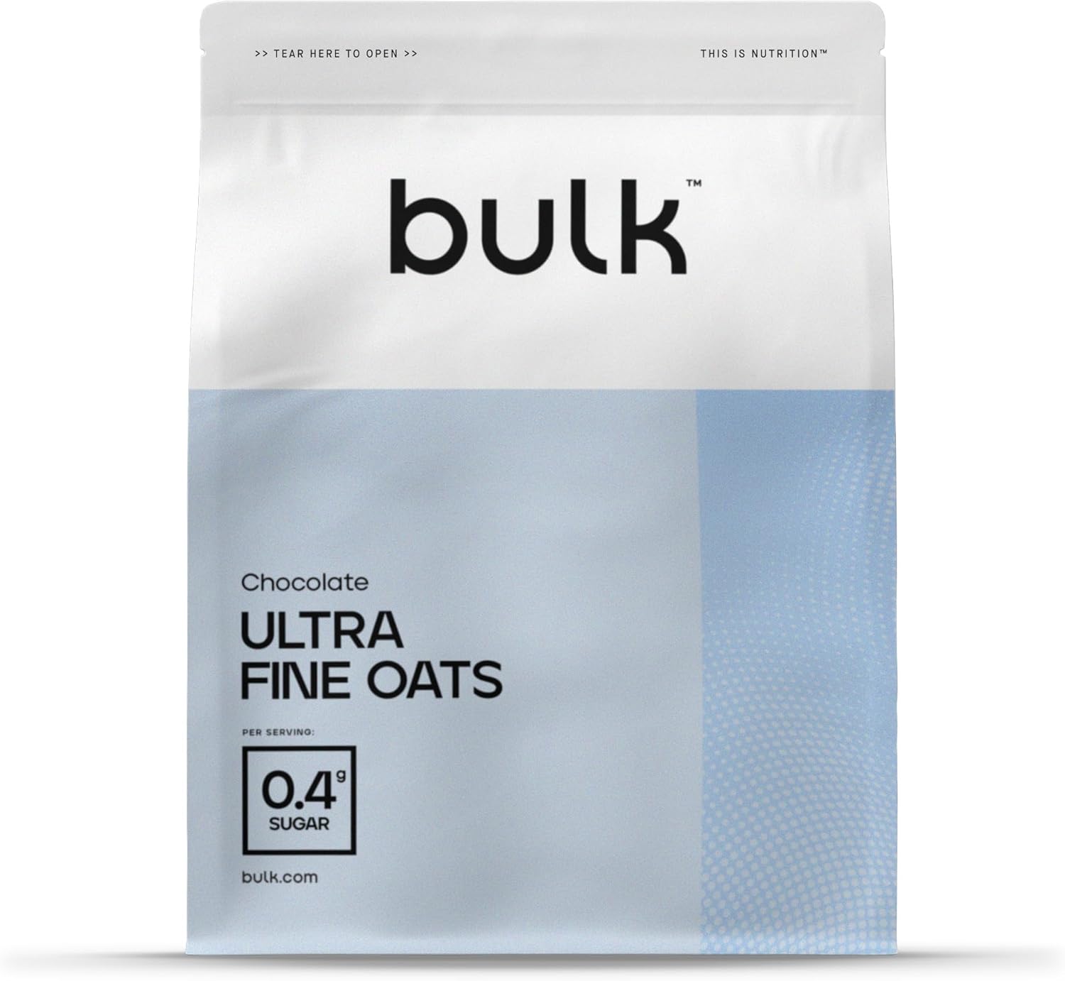 Bulk Ultra Fine Scottish Oats, Chocolate, 1 kg, Cioccolato, 20 Porzioni