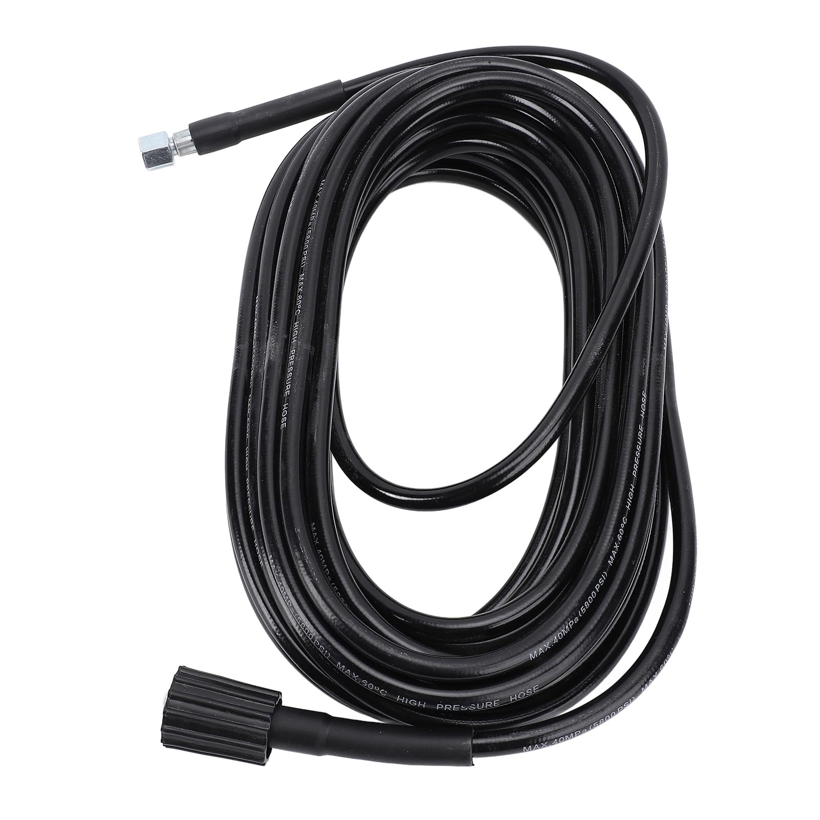 Generic Tubo per Idropulitrice Durevole, Universale, Adatto Pulizia Efficiente per Auto, Cortili, 50 Piedi (20M)
