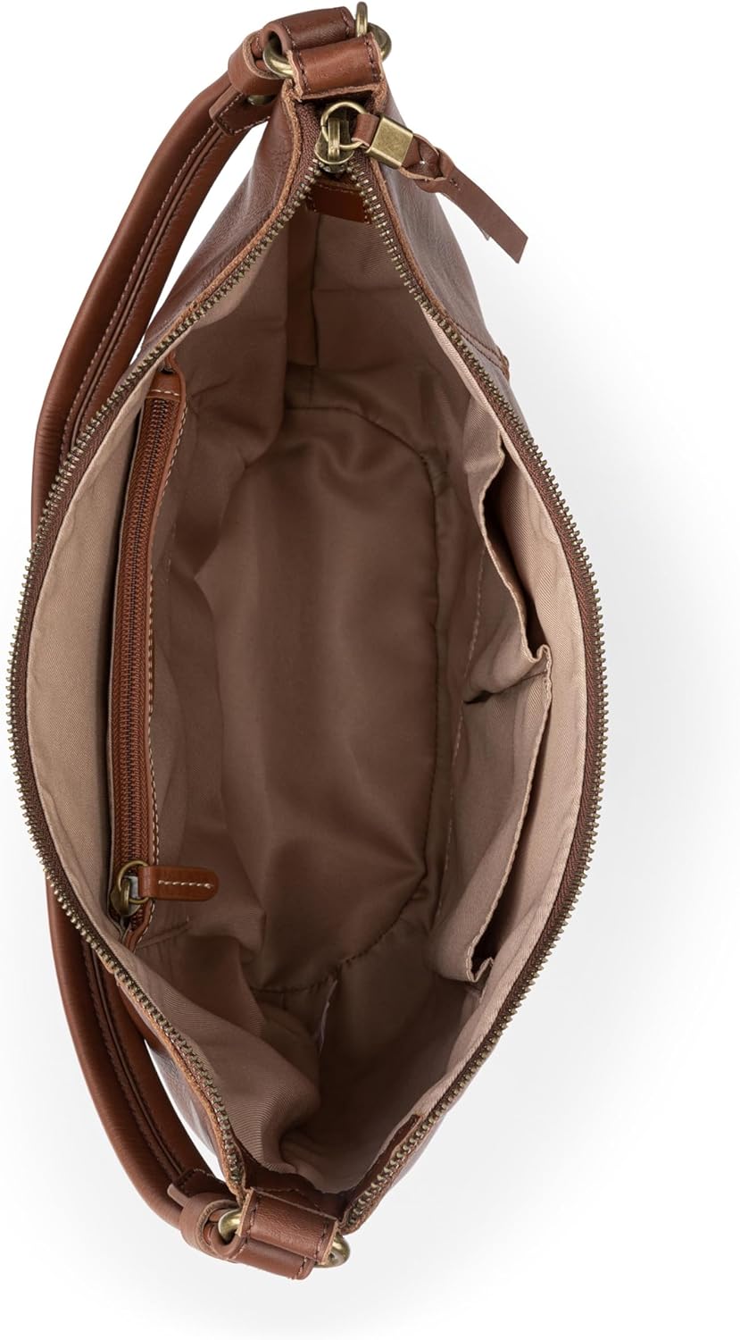The Sak Sequoia Hobo Bag - Premium Large Leather Women's Handbag for Everyday & Travel - Durable Purse With Zipper Pocket