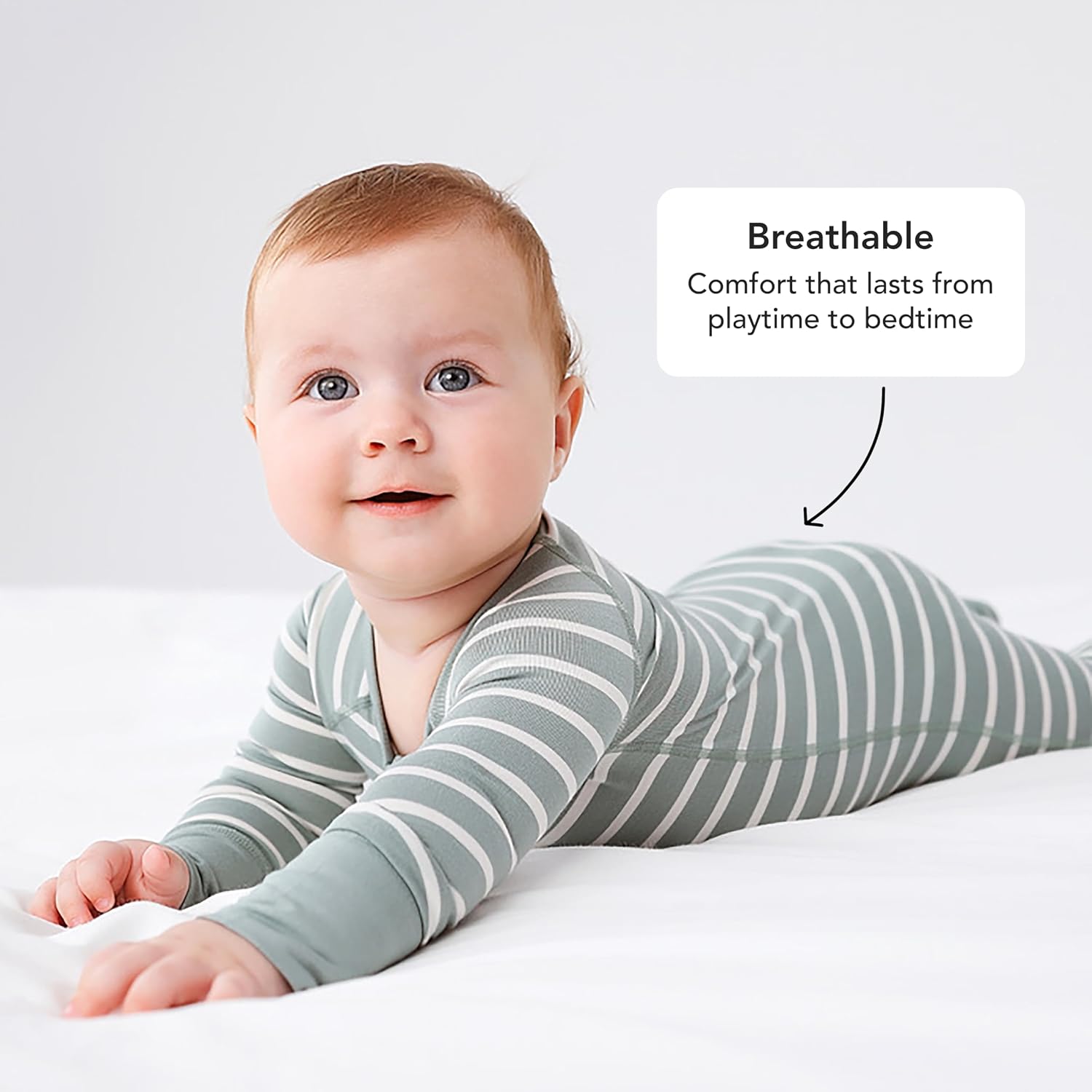 Baby Footie Pajamas, Viscose from Bamboo, Preemie & Newborn Sleepers, 2-Way Zipper PJs for Boys & Girls, 0–24 Months